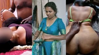 Telugu Mallu wife in Saree – Romance Sex in Doggy